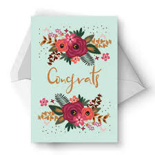 Being able to compose great wedding congratulations messages is something everyone needs to master. 9 Free Printable Wedding Cards That Say Congrats