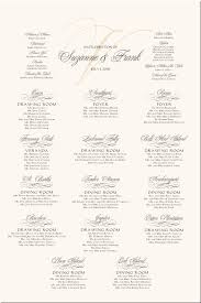 young love imperial monogram wedding seating charts