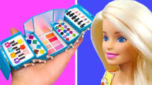 Barbie Doll Set Diy Barbie Hacks How To Make Miniature Crafts Barbie Dolls Diy Doll Sets Doll Diy Crafts