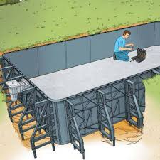 Kit Piscine Panneaux Resine 6x3m H1 25m