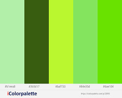Madang Dell Green Yellow Conifer Bright Green Color Scheme Icolorpalette Green Color Schemes Green Colour Palette Color Schemes
