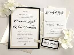 Champagne And Black Traditional Elegant Wedding Invitations Etsy In 2020 Wedding Invitations Etsy Wedding Invitations Elegant Wedding Invitations