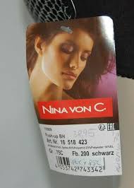 Nina von C. Women's Push-Up Bra Model 15569