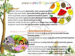 Parmak Oyunu Etkinlikleri Okul Oncesi Parmak Oyun