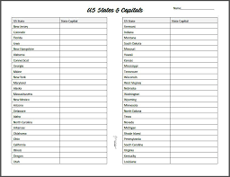 Try our free state capitals quiz. State Capitals Practice Free Printable Worksheet State Capitals Worksheet State Capitals Quiz States And Capitals