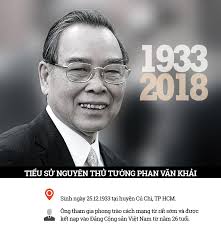 INFO: Sự nghiệp của cố Thủ tướng Chính phủ Phan Văn Khải