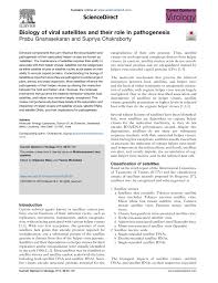 Ultrastructure of animal cell biology discussion. Pdf Biology Of Viral Satellites And Their Role In Pathogenesis