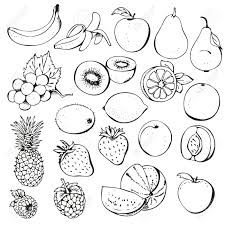 Clip Art Black And White Fruit Of The Spirit Google Search Fruits Drawing Doodle Art Flowers Fruit Illustration