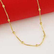 Gold knox jewelry is an honest buyer for honest sellers. Women S Necklace Pure Gold Color Gold Bead Chain Necklace 24k Gold Gp 2mm Box Chain With Balls Necklaces 45cm Long Necklace Chain Necklaces Aliexpress
