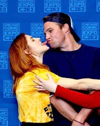 It did, however, get people wondering about what exactly was going on. Emily Bett Rickards Stephen Amell