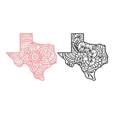 Texas Mandala Cuttable Design