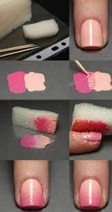 Wie macht man zu hause ein ombre? Easy Diy Nails Design Nails Simple Nails Pretty Nails