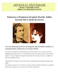 De exemplu, în ciorna scrisorii de condoleanțe la moartea lui ștefan micle, el scrie: 2011 02 18 Eminescu Si Veronica Micle