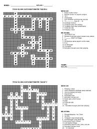 Dari jaman dahulu, tts adalah permainan kata yang paling seru dan menyenangkan. Teka Silang Kata Matematik Tahun 4 Jawapan2