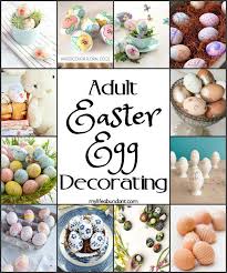 Hold the egg over a bowl and blow gently on the top hole until the raw egg drains into the bowl, or use an egg blower. Monday Moments With Adult Easter Egg Decorating Ideas My Life Abundant