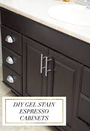 Find the ideal storage solution for your home with cabinets and sideboards, ranging from roomy, wide styles to slender, compact designs. Staining Oak Cabinets An Espresso Color Diy Tutorial Monica Wants It