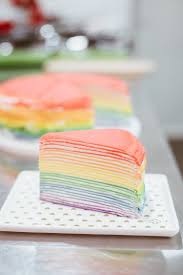 Rainbow Crepe Cakes Now In Town Musings Of Li Chi Pan In 2021 Crepe Cake Crepe Cake Recipe Cute Desserts