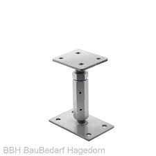 Mit unserem carport konfigurator, können sie in wenigen minuten und völlig kostenlos ihr ihr carport wird in der maximal gewählten breite geliefert (z.b. Stutzenfusse Und Pfostenhalter Fur Carports Kaufen Im Bbh Shop