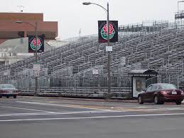 bleachers and grandstands at pasadena rose parade