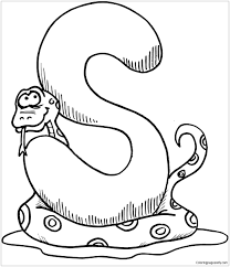 To download our free coloring pages, click on the letter of the alphabet you'd like to color. Alphabet Letter S Coloring Pages Alphabet Coloring Pages Coloring Pages For Kids And Adults