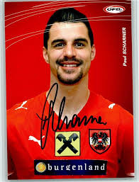 Paul Scharner Autogramm Österreichische Nationalmannschaft Fußball:  Ansichtskarten-Center Onlineshop