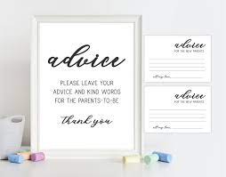 Baby Shower Advice Advice For Parents To Be Advice For New Etsy Baby Shower Advice Baby Advice Baby Shower Signs