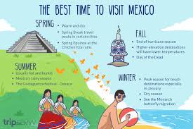 In cancún during february average daily high temperatures are level around 82°f and it is overcast or mostly cloudy about 24% of the time. The Best Time To Visit Mexico