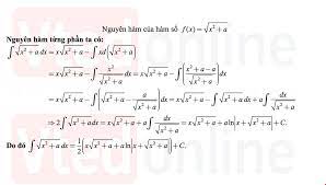 Nếu f(x) là một nguyên hàm của f(x) thì tích phân của hàm chứa vô hạn dấu căn bậc 3. Nguyen Ham Cá»§a Ham Sá»' Chá»©a CÄƒn Y CÄƒn X 2 A Há»c Toan Online Cháº¥t LÆ°á»£ng Cao 2021 Vted