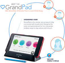 Grandpad Powered By Consumer Cellular Senior Friendly Tablet Tablet Cellular Music Streaming