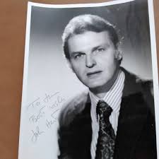 John Hart SIGNED Photo 40s Movie TV Actor Captain Africa Lone Ranger  Serials