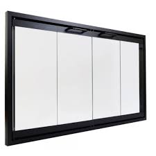 Solar bronze, vintage iron and brushed nickel. Heat N Glo Bi Fold Glass Fireplace Door 36 X 21 3 8 Easy Install Prevent Drafts All Parts Included See Models Below Walmart Com Walmart Com