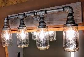 There are many elements that you would never think it was important before, like lights. Industrial Vanity Lighting Rustic Bathroom Light Fixture Etsy