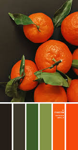 Decorate your house, flat, bedroom, kitchen, living room and beautiful color palette of dark blue and orange colour combos. Black Green And Orange Color Scheme Color Palette 29 I Take You Wedding Readings Wedding Ideas Wedding Dresses Wedding Theme