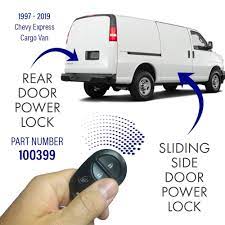 Chevrolet Express Electronic Deadbolt Lock Fits Chevrolet Gm Cargo Vans With Side Slide And Rear Swing Doors Vehicle Security Innovators