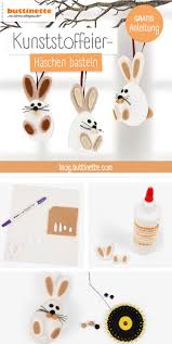 Diy basteln mit kinder im frühling / ostern. Osteranleitung Kunstoffeier Haschen Basteln Ostern Hasen Basteln Basteln Fruhling Ostern Osternest Basteln