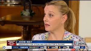 Mom arrested for taking away phone