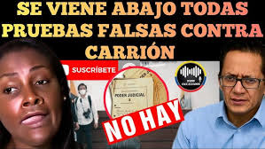 SE VIENEN ABAJO LAS PRUEBAS FALSAS DE FISCALIA Y SALAZAR EN CONTRA DE  FREDDY CARRION NOTICIAS RFE TV