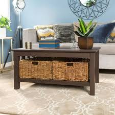 Diy Coffee Tables Espresso Coffee Table With Storage Baskets See More At Https Missdiystudio C Coffee Table Coffee Table With Storage Espresso Coffee Table