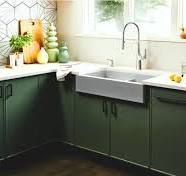 Forest Green Slim Shaker - Ready to Assemble Cabinetry