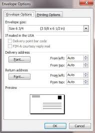 Print Envelopes Using Mail Merge Addressing Envelopes Words Printed Envelopes