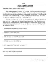 Making Inference Worksheets 4th Grade Inference Worksheets Have Fun Teaching In 2020 Inferencing Inference Making Inferences