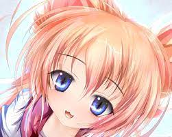 ⇢ red haired anime girls. Orange Haired Female Anime Character In School Uniform Hd Wallpaper Wallpaper Flare