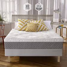 Amazon Com Sleep Innovations Shea 10 Inch Memory Foam Mattress With Quilted Cover Made In The Usa With A 10 Year W Memory Foam Mattress Box Bed Foam Mattress