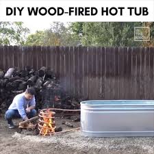 This project cost around $250 and took about 2 hours. Yahoo How To Build A Wood Fired Hot Tub Facebook