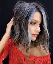 Shoulder Length Short Hairstyles 2020 For Fresh Look And Styles Chunk Of Styes Grey Hair Color Gray Hair Highlights Blending Gray Hair
