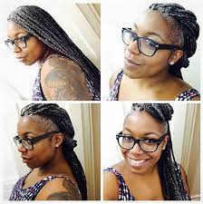 Salt And Pepper Braids Single Braids Braids With Shaved Sides Braided Hairstyles For Wedding