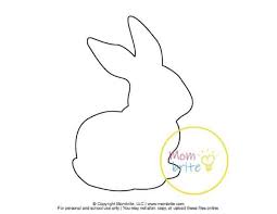 3d bunny head art by lolly jane. Free Printable Bunny Rabbit Templates Mombrite