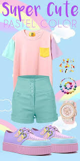 How To Dress Up Cute And Kawaii In Pastel Colourful Outfits Girls Fashion Clothes Pastel