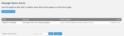 Maybe you would like to learn more about one of these? News Resourcespace