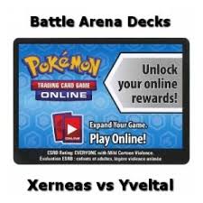 Using these codes you get reward. Online Code Card Battle Arena Decks Xerneas Vs Yveltal Cardmarket